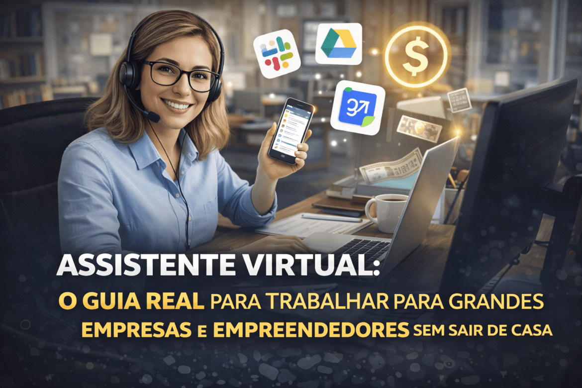 Assistente Virtual: O Guia Real para Trabalhar para Grandes Empresas e Empreendedores Sem Sair de Casa