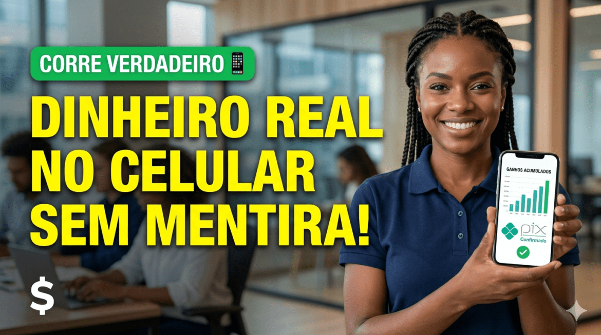 Mamata Não Existe: 3 Formas Reais de Ganhar Dinheiro com o Celular que Ninguém te Conta!