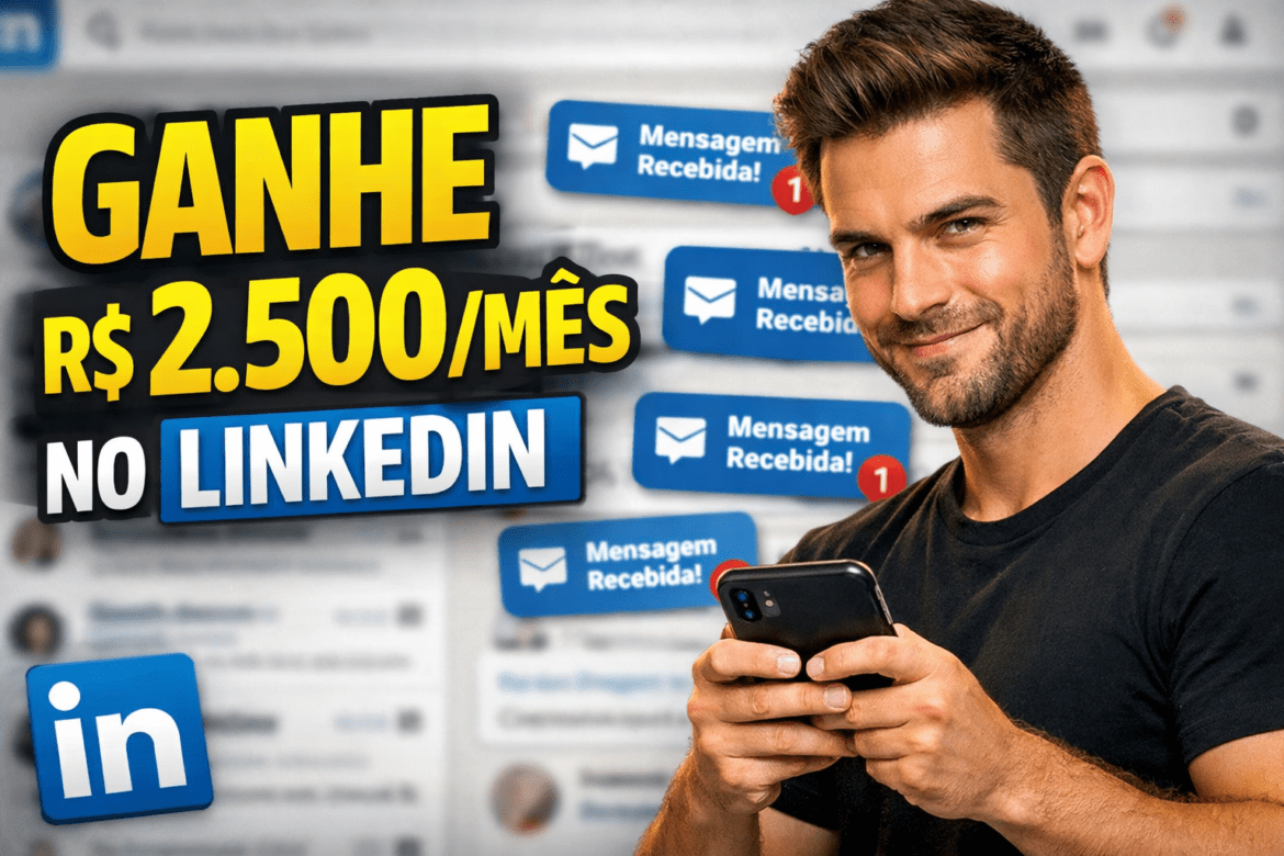 LinkedIn 2026: O “Corre” Escondido para Ganhar Dinheiro pelo Celular que Ninguém te Conta!