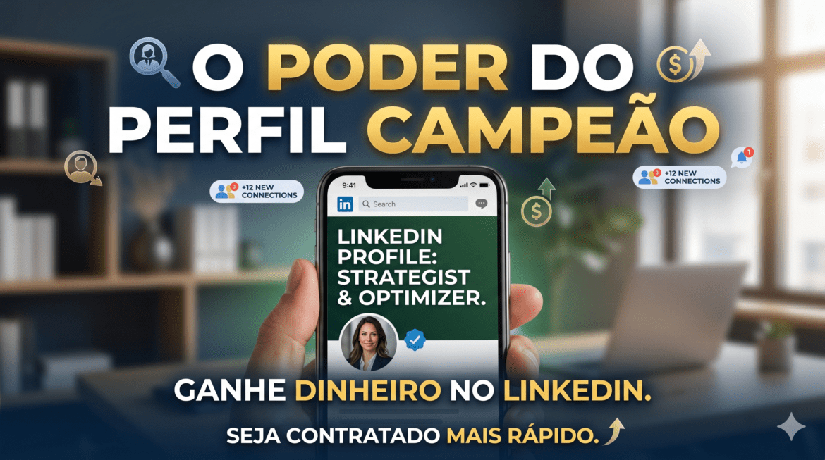 O Poder do Perfil Campeão: Ganhe Dinheiro Ajudando Profissionais a Serem Contratados no LinkedIn