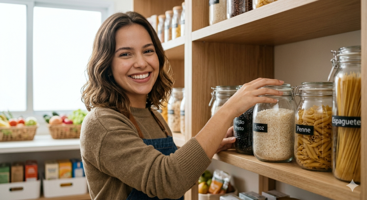 Organização da Despensa e Combate ao Desperdício: Como Fazer a Feira Durar Muito Mais em Casa