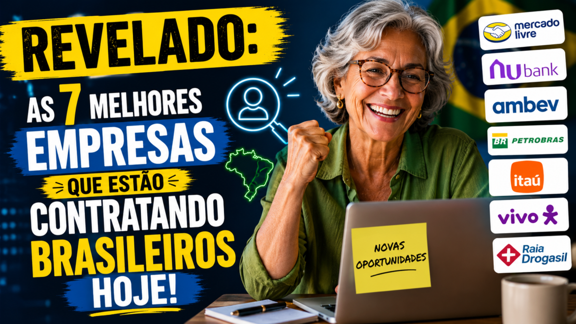 As 7 Melhores Empresas que Estão Contratando Brasileiros Hoje!