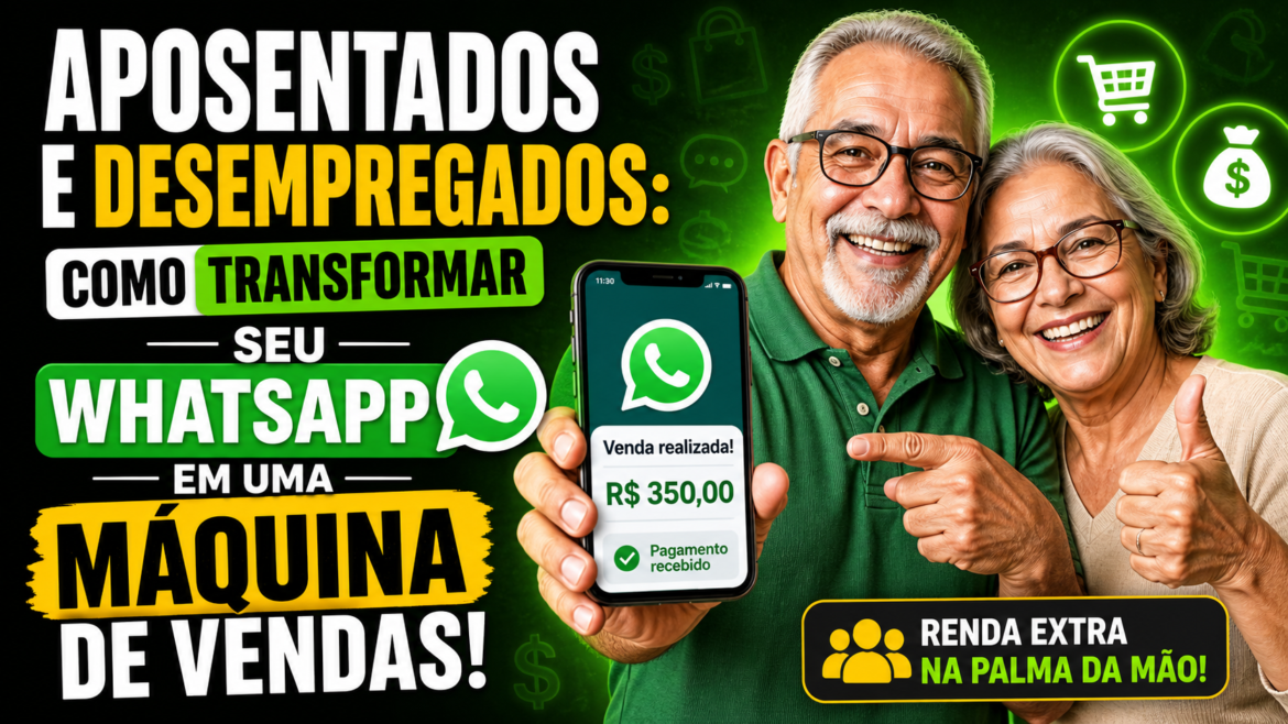 Aposentados e Desempregados: Como Transformar seu WhatsApp em uma Máquina de Vendas