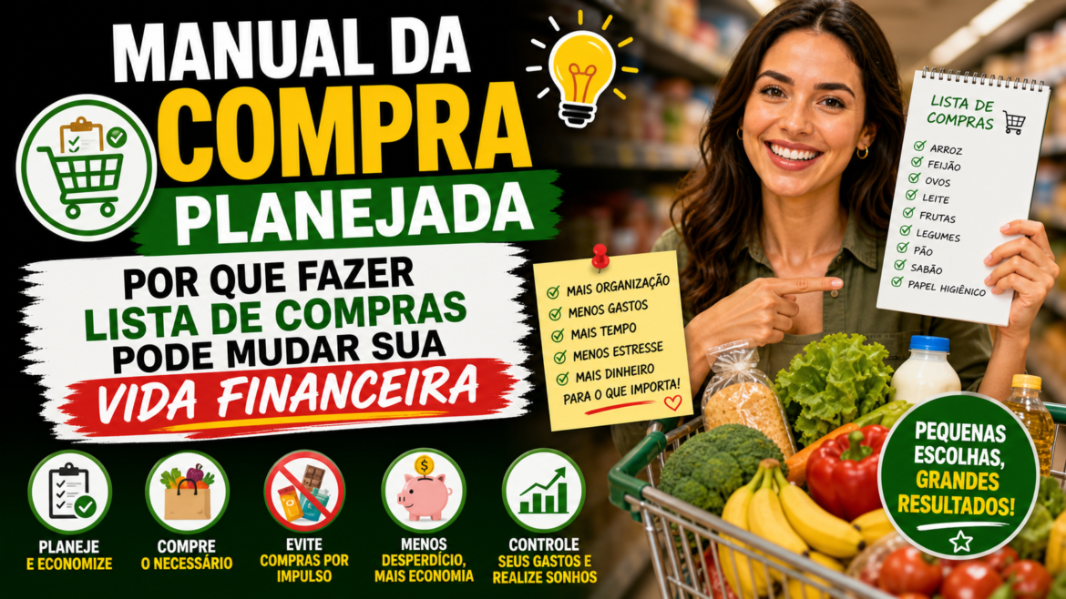 Manual da Compra Planejada: Por que Fazer Lista de Compras Pode Mudar sua Vida Financeira