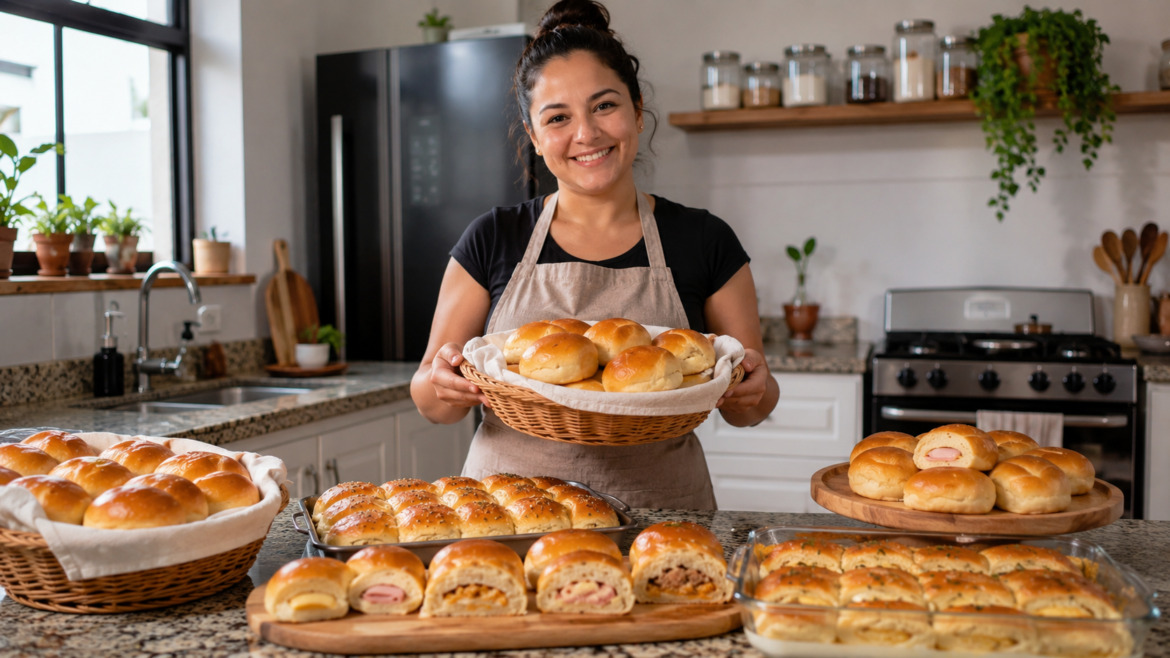 Ideias Lucrativas Para Faturar Alto Com Pães Caseiros Recheados Na Sua Própria Cozinha