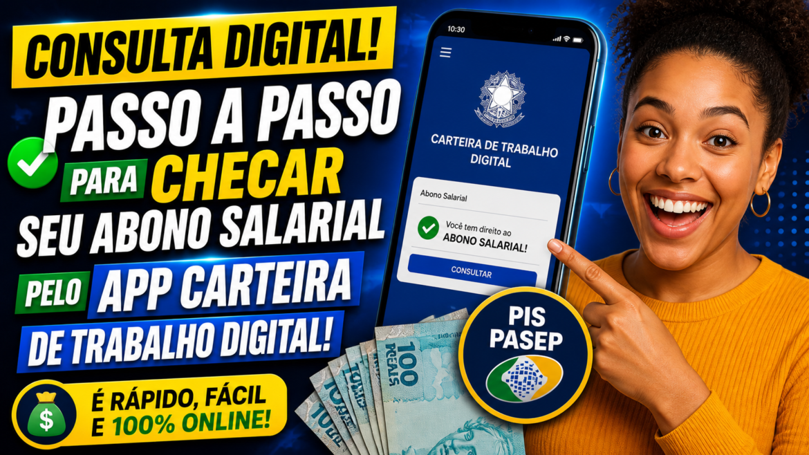 Consulta Digital: Passo a passo para checar seu abono salarial pelo App Carteira de Trabalho Digital