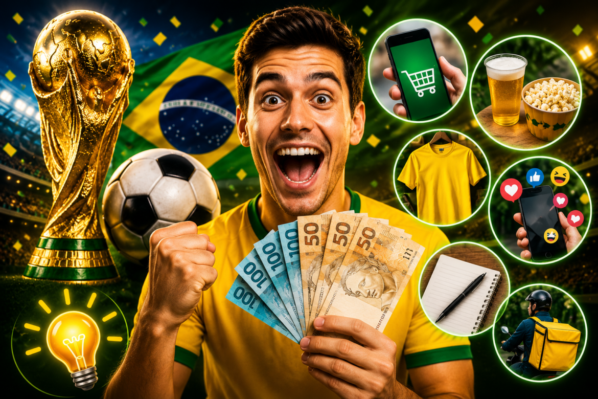Renda Extra na Copa: 10 Ideias Para Ganhar Dinheiro Sem Investir Muito