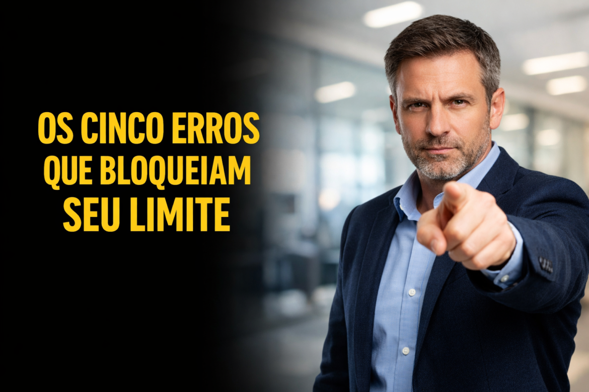 Sempre Recusado? Os 5 Erros Fatais Que Estão Bloqueando o Seu Crédito no Mercado