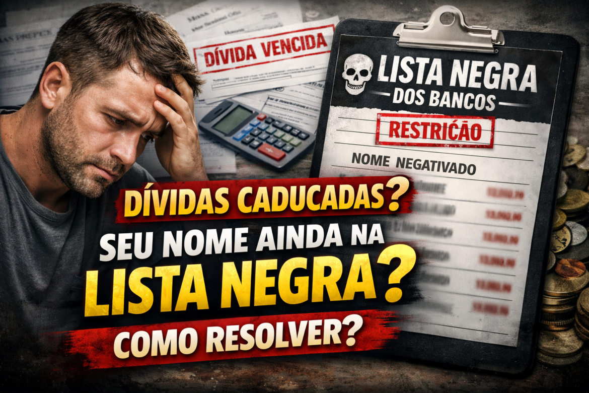 Dívidas Caducadas? Saiba se o seu nome ainda aparece na “Lista Negra” dos bancos e como resolver