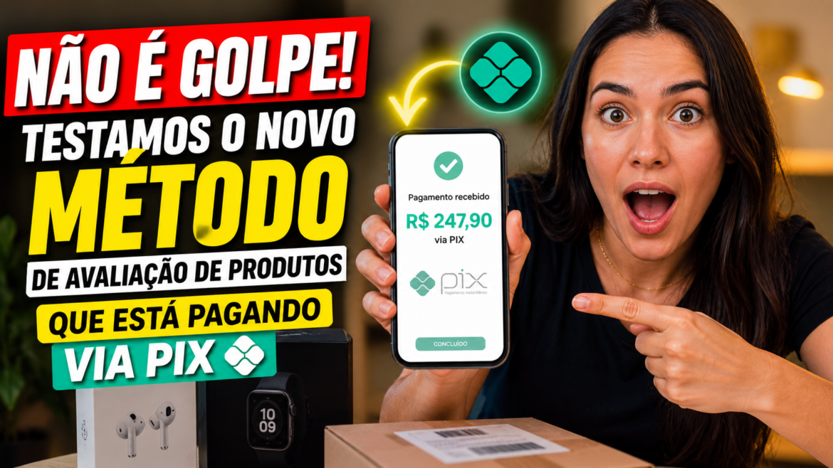 Não é Golpe! Testamos o Novo Método de Avaliação de Produtos que está Pagando via Pix