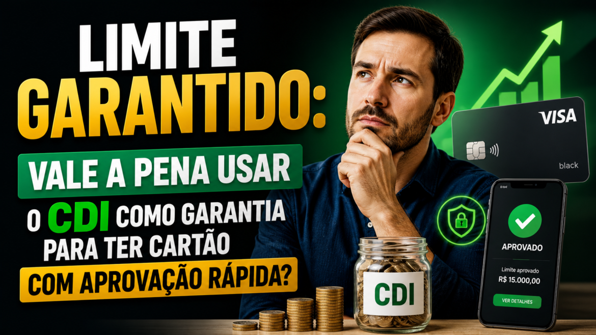 Limite Garantido: Vale a pena usar o CDI como garantia para ter cartão de crédito com aprovação rápida?