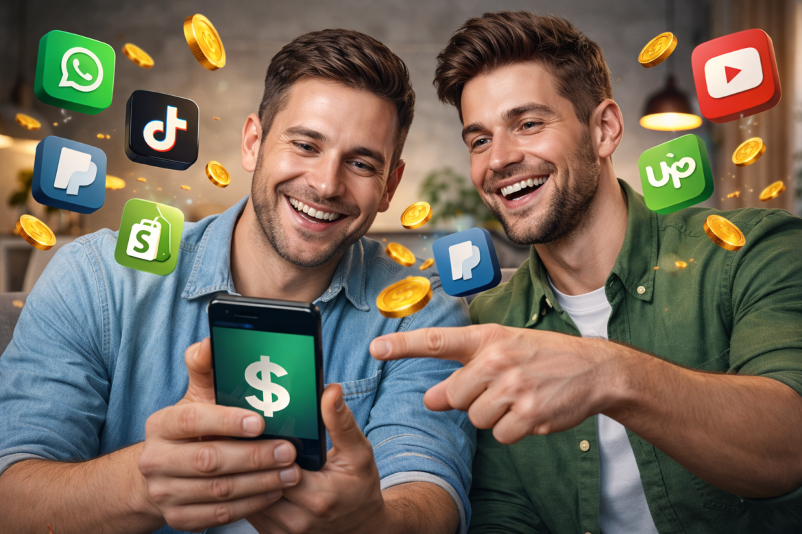 MUDE DE VIDA: 10 Aplicativos que Podem Virar sua Principal Fonte de Renda.