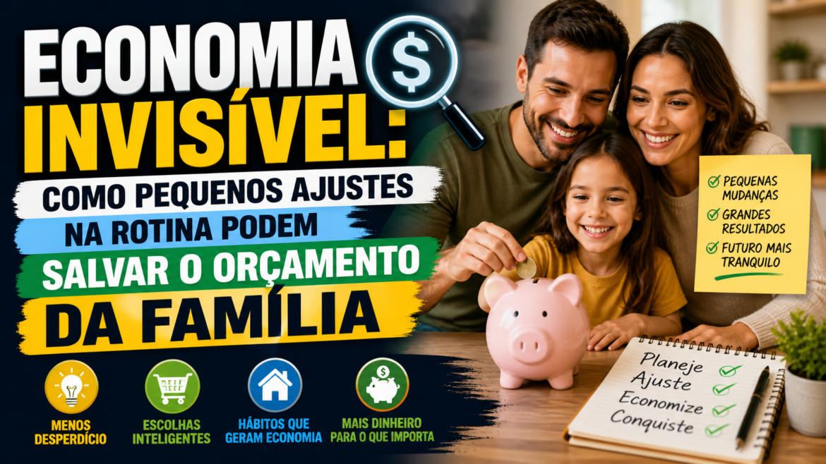Economia Invisível: Como Pequenos Ajustes na Rotina Podem Salvar o Orçamento da Família